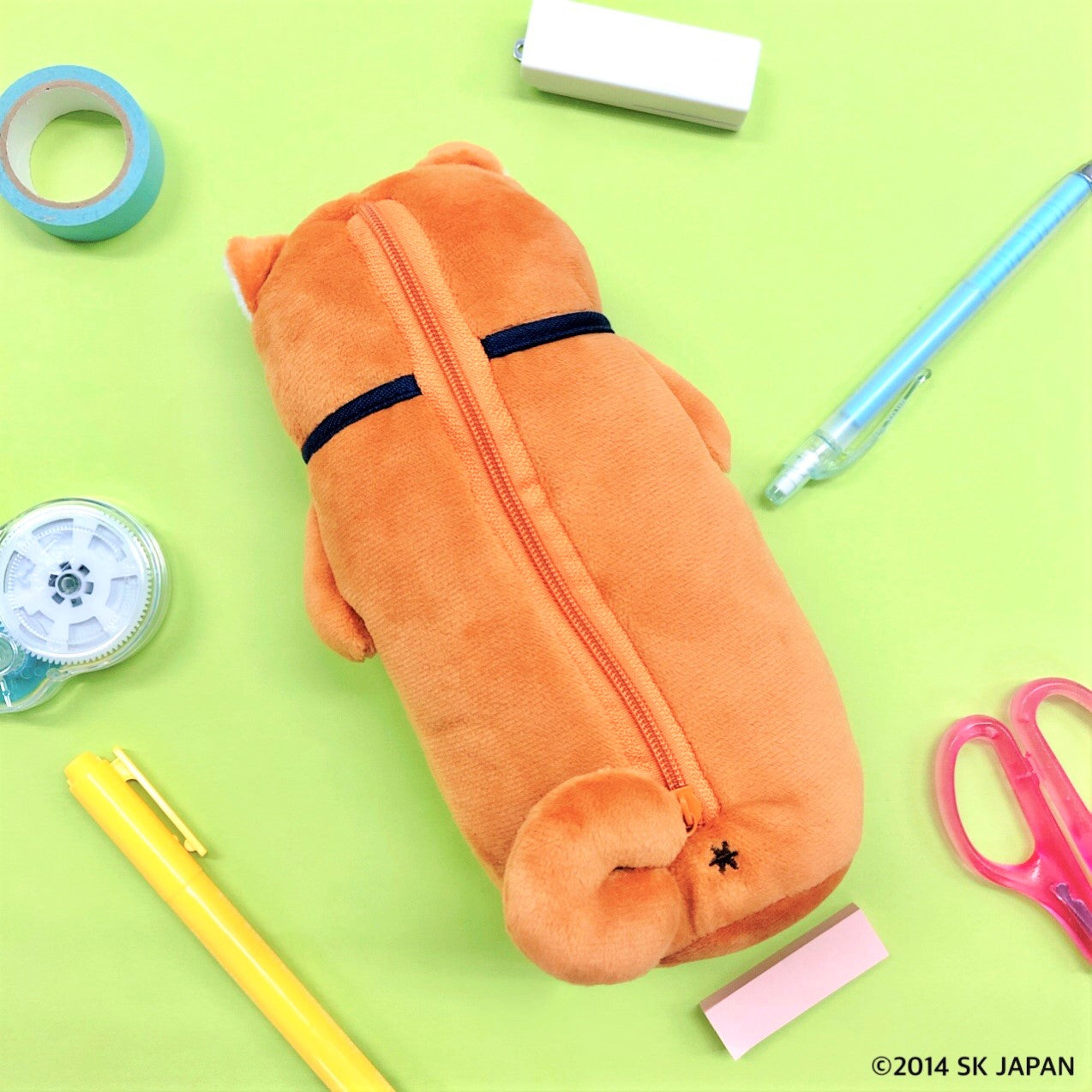 忠犬もちしば ぬいぐるみペンケース(スタンド・おかか)