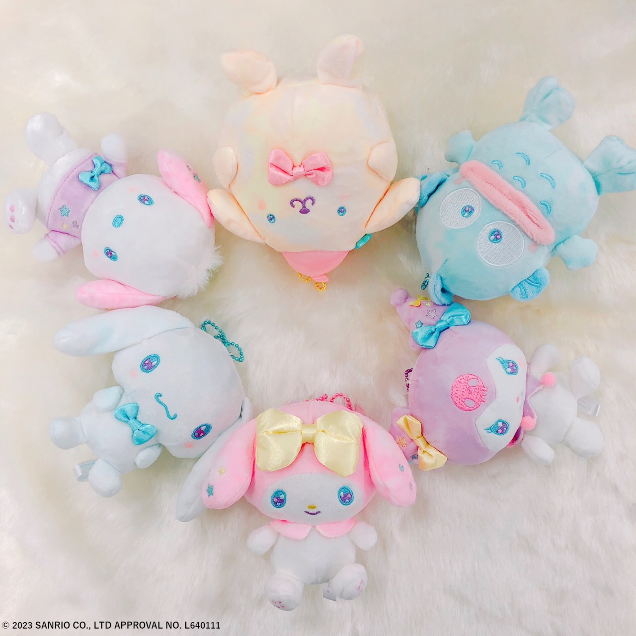 サンリオ ゆめふわぬいぐるみボールチェーン(マイメロディ)