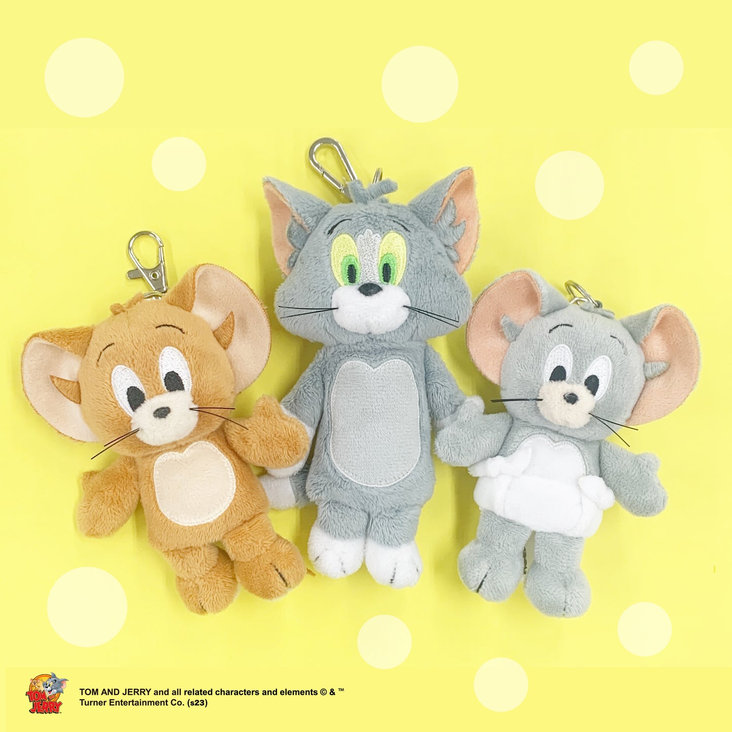 トムとジェリー ぬいぐるみリールキーカバー(トム)