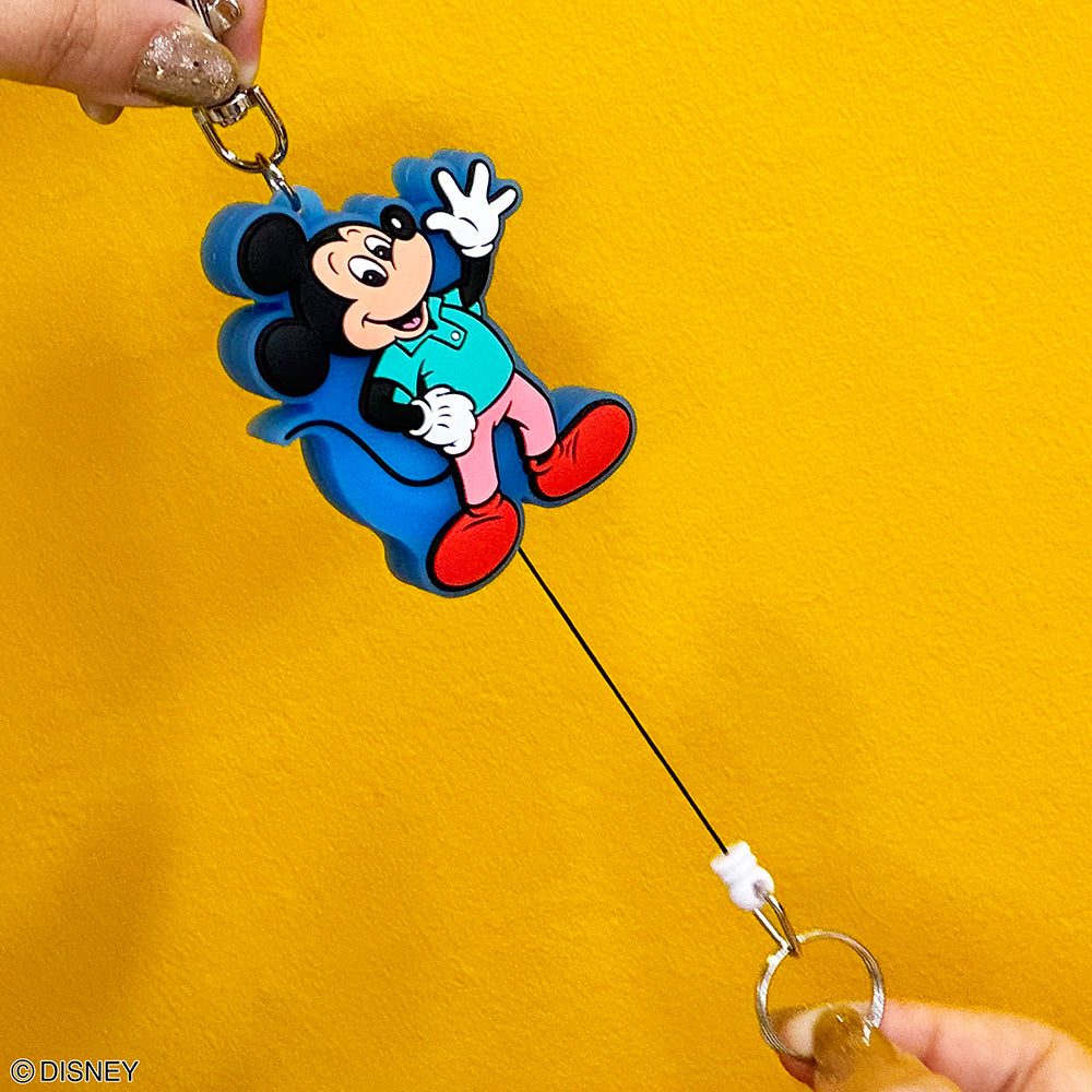 ディズニー ラバーリールキーホルダー(ミッキーマウス)