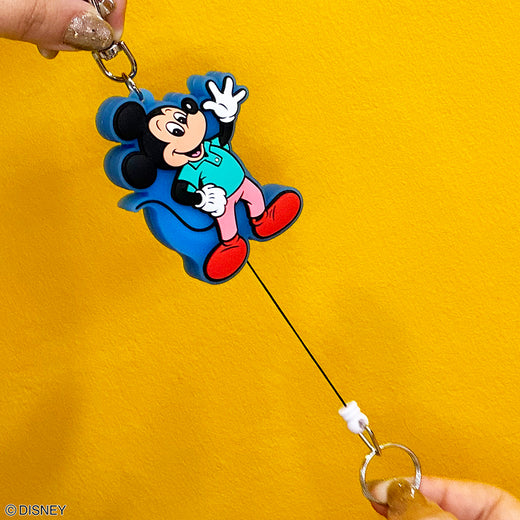 ディズニー ラバーリールキーホルダー(ミッキーマウス)