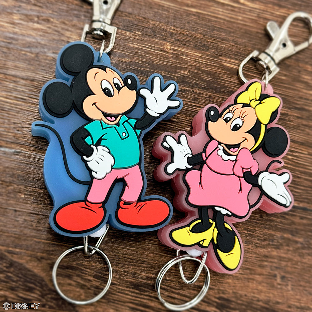 ディズニー ラバーリールキーホルダー(ミニーマウス)