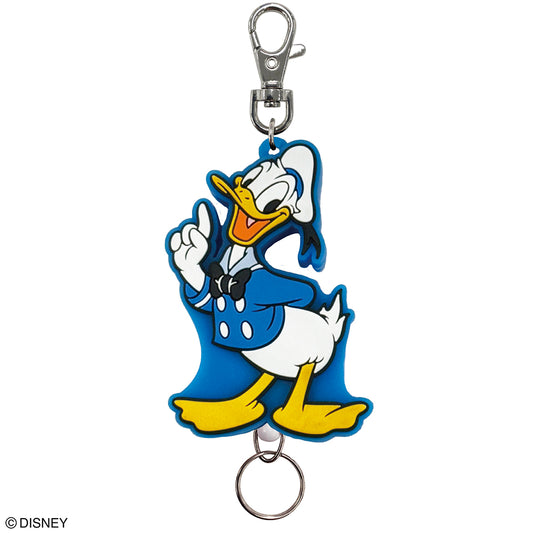 ディズニー ラバーリールキーホルダー(ドナルドダック)