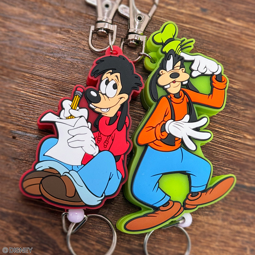 ディズニー ラバーリールキーホルダー(グーフィー)