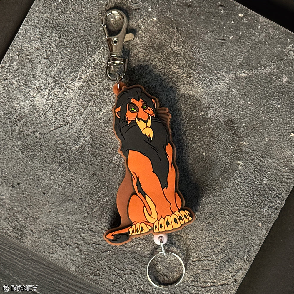 ディズニー ラバーリールキーホルダー(スカー)