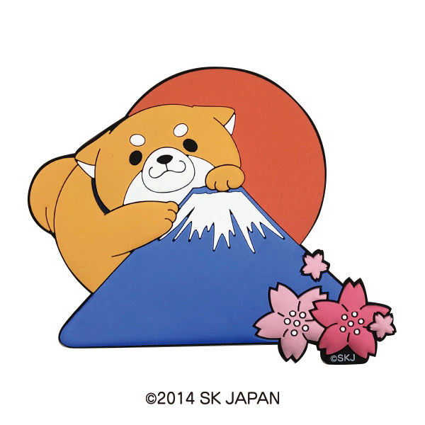 忠犬もちしば ラバーマグネット(富士山)