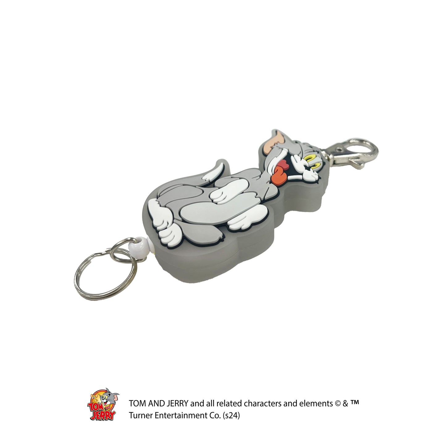 トムとジェリー ラバーリールキーホルダー(トム)