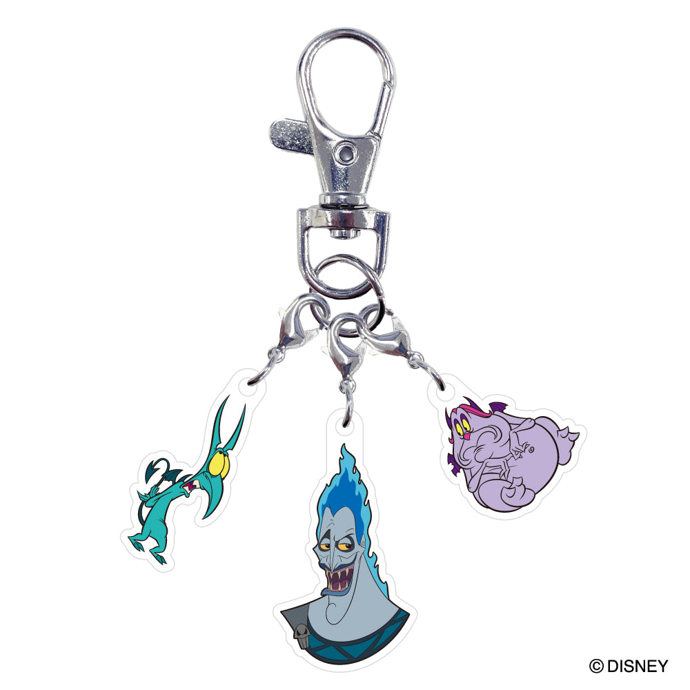 ディズニー トリオアクリルキーホルダー ディズニーヴィランズシリーズ