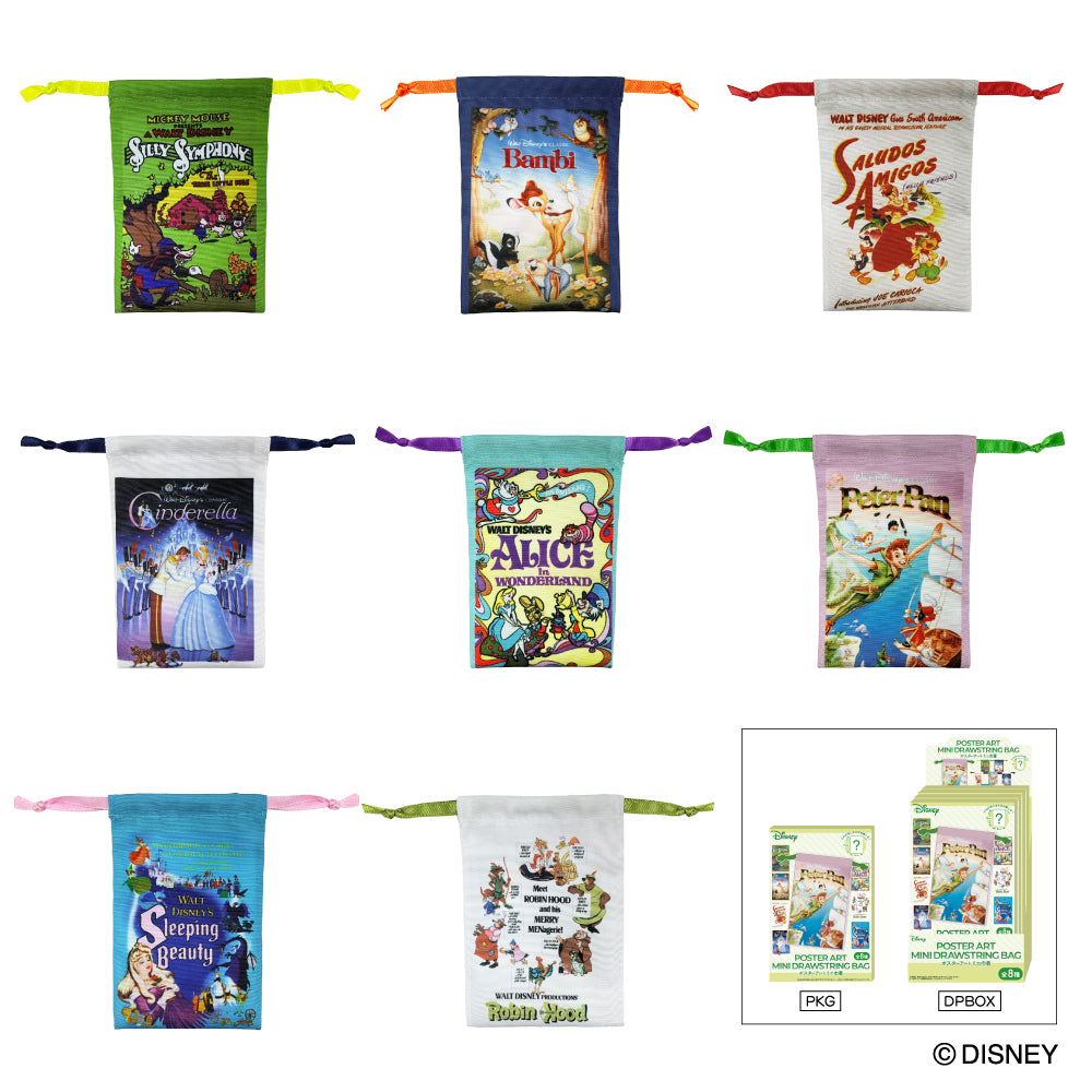 ディズニー ポスターアートミニ巾着 – きゃらマルシェ