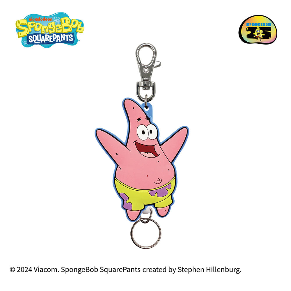 スポンジ・ボブ ラバーリールキーホルダー(パトリック)