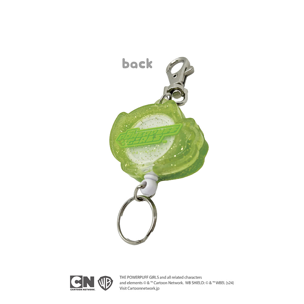 パワーパフ ガールズ ラバーリールキーホルダー(バターカップ)