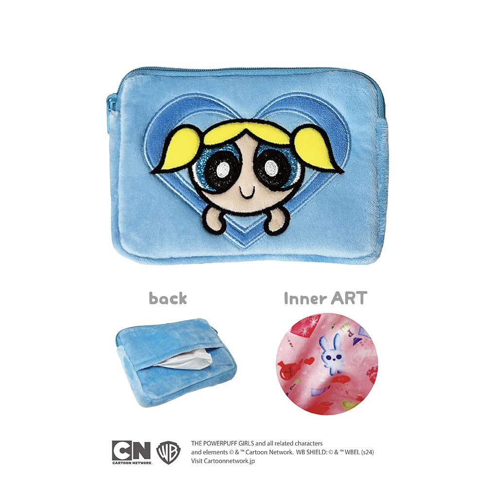 パワーパフ ガールズ ミニティッシュポーチ(バブルス)