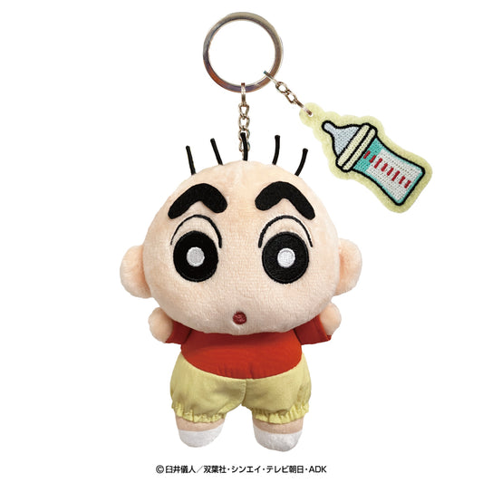 クレヨンしんちゃん 刺繍チャーム付きぬいぐるみキーリング(ベイビーしんちゃん)