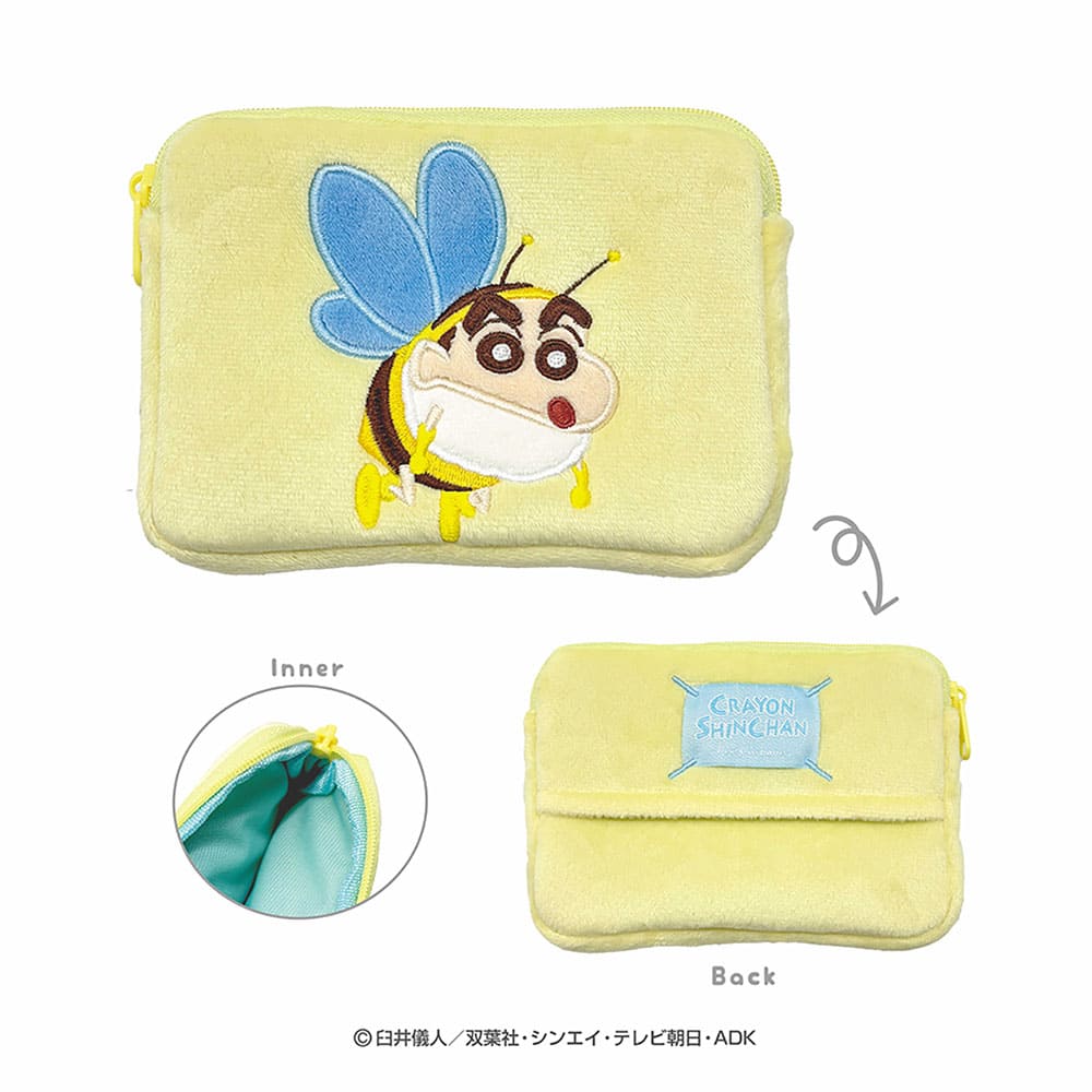 クレヨンしんちゃん なりきりアニマルミニティッシュポーチ（はち
