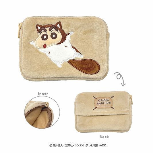 クレヨンしんちゃん なりきりアニマルミニティッシュポーチ(むささび)