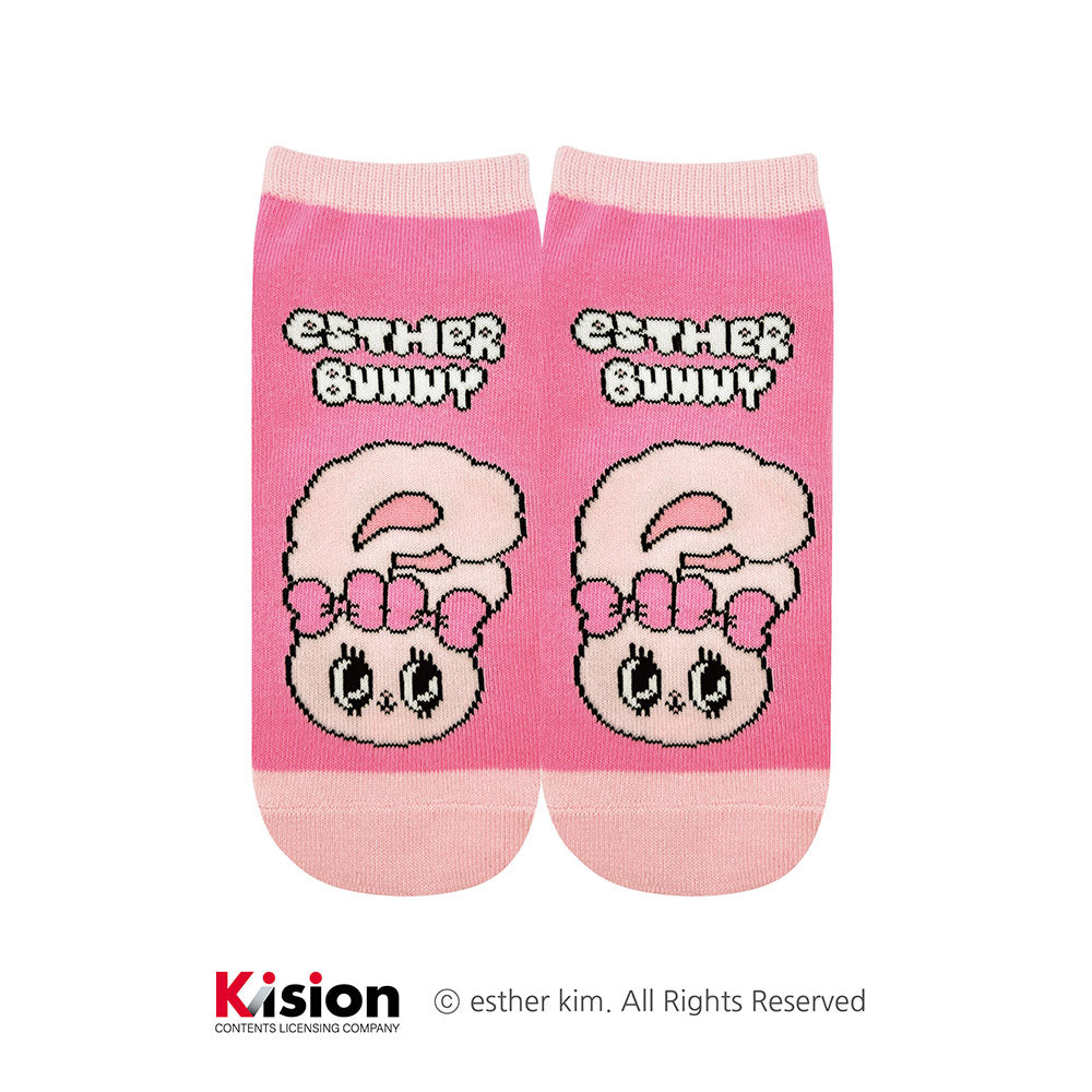 エスターバニー アンクルソックス(リボンバニー/フェイス)