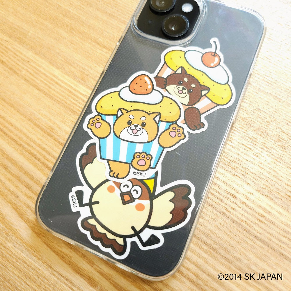 忠犬もちしば クリエイターコラボ ステッカー3枚セット かなざわ まこと