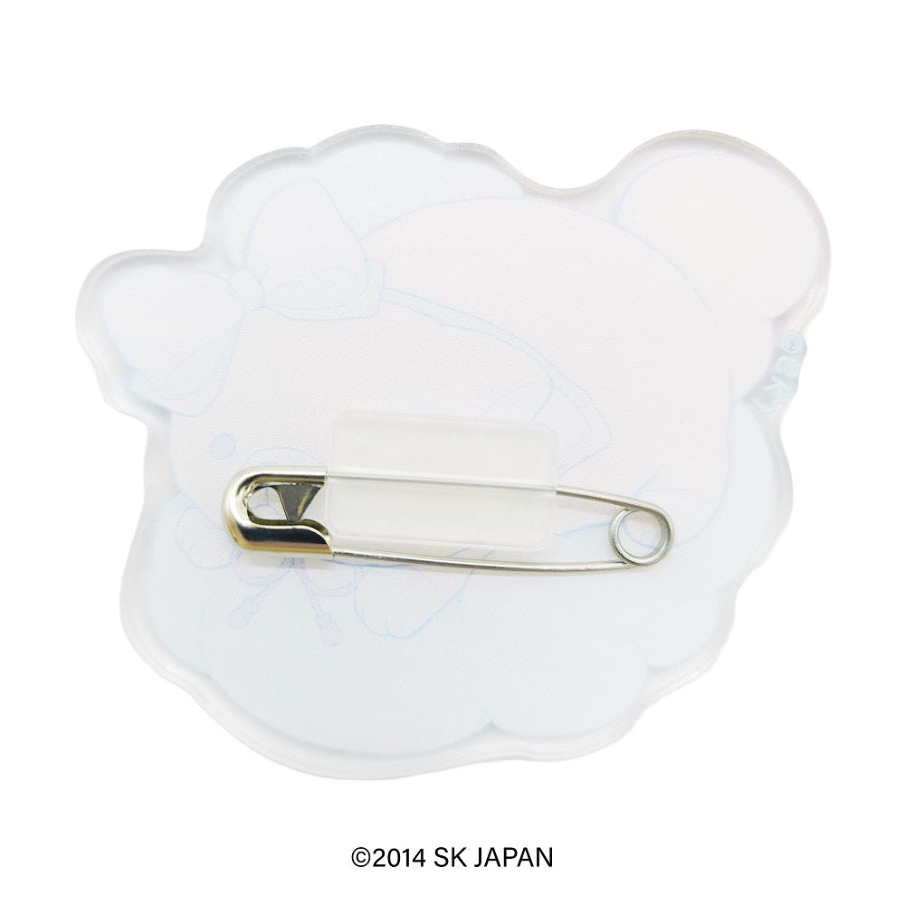 忠犬もちしば クリエイターコラボ アクリルバッジ ペパーミント(きなこ)