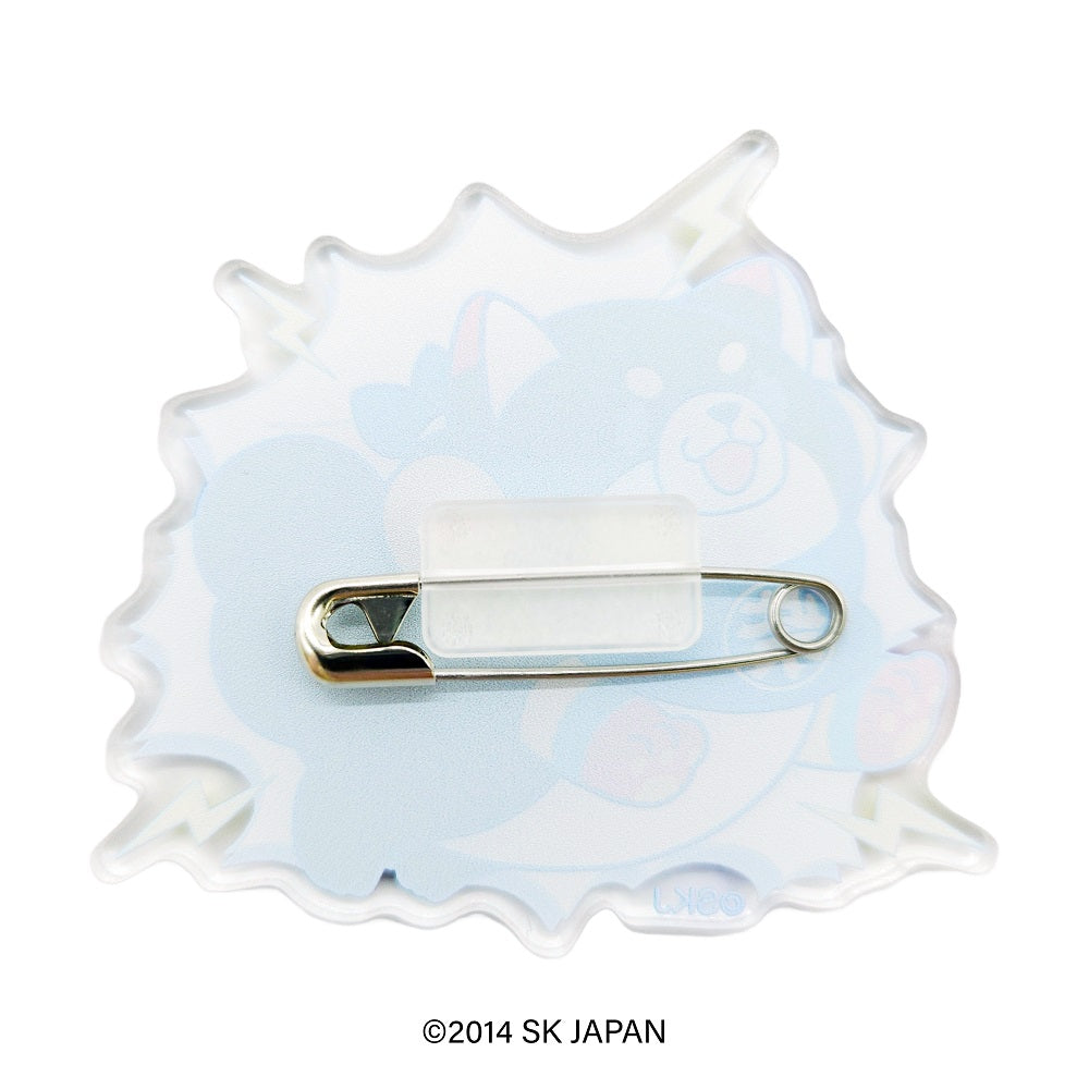 忠犬もちしば クリエイターコラボ アクリルバッジ Nelnal(ごま)