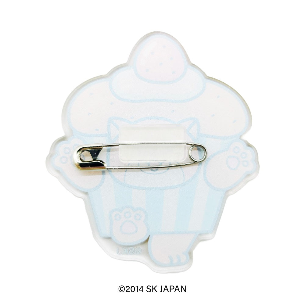 忠犬もちしば クリエイターコラボ アクリルバッジ かなざわ まこと(おかか)