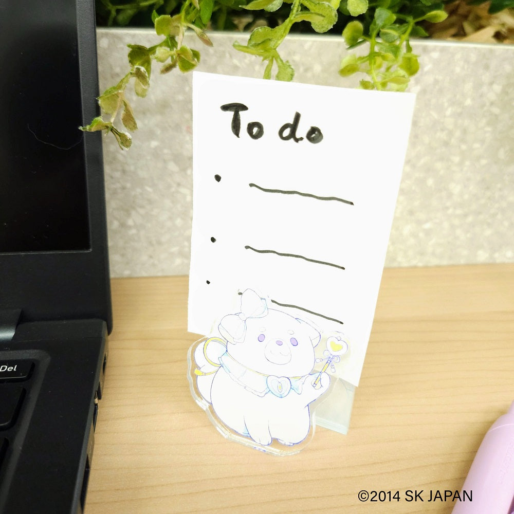 忠犬もちしば クリエイターコラボ アクリルクリップスタンド ペパーミント(うめ)