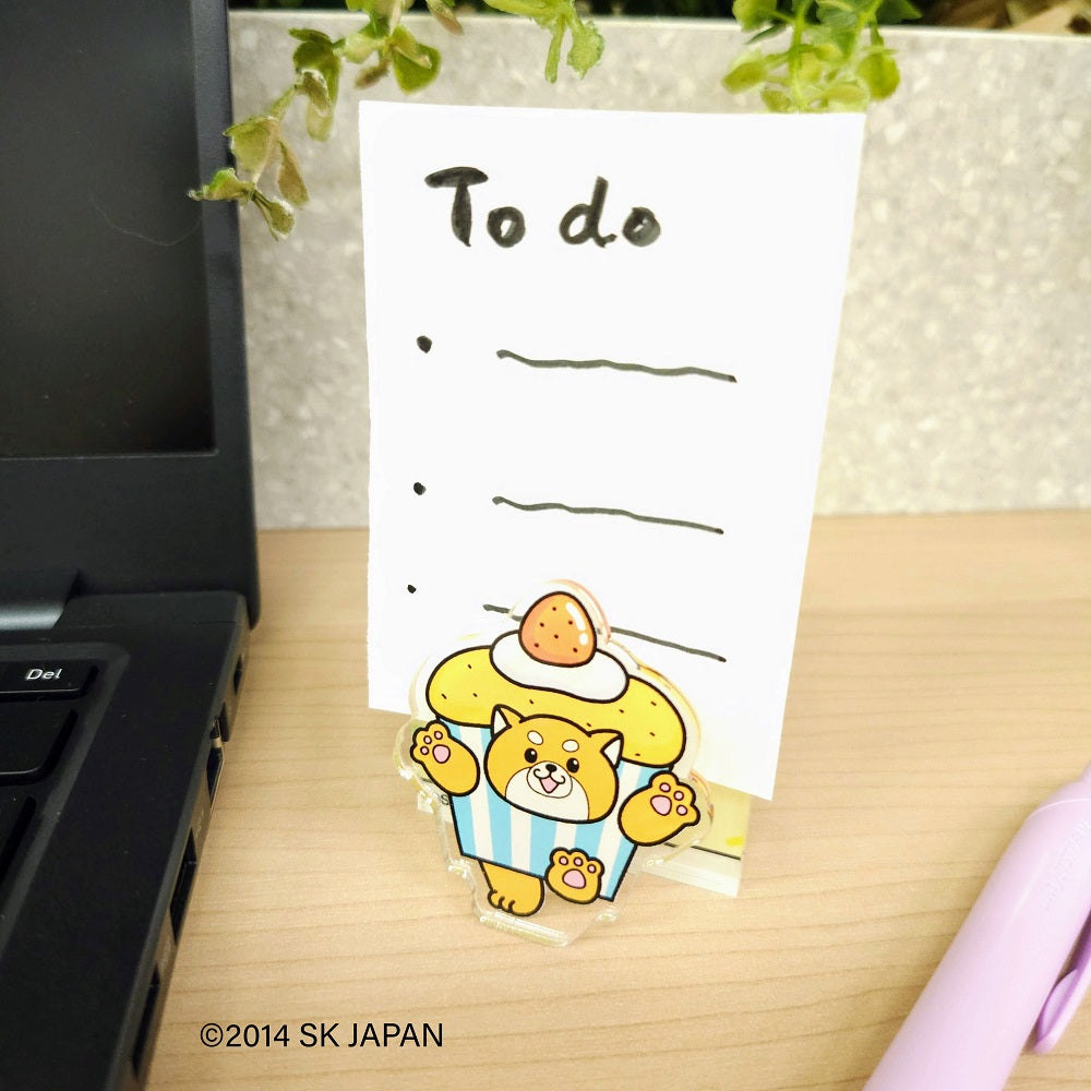 忠犬もちしば クリエイターコラボ アクリルクリップスタンド かなざわ まこと(おかか)