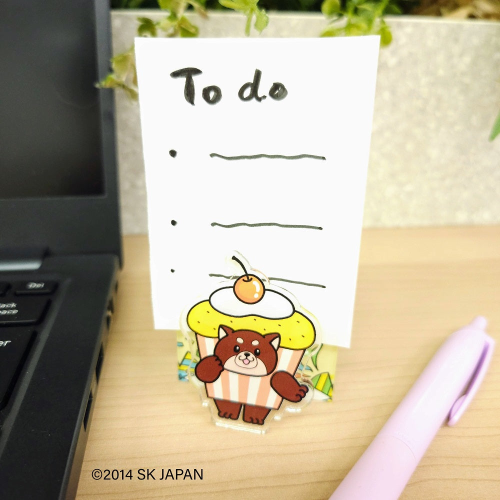 忠犬もちしば クリエイターコラボ アクリルクリップスタンド かなざわ まこと(つな)