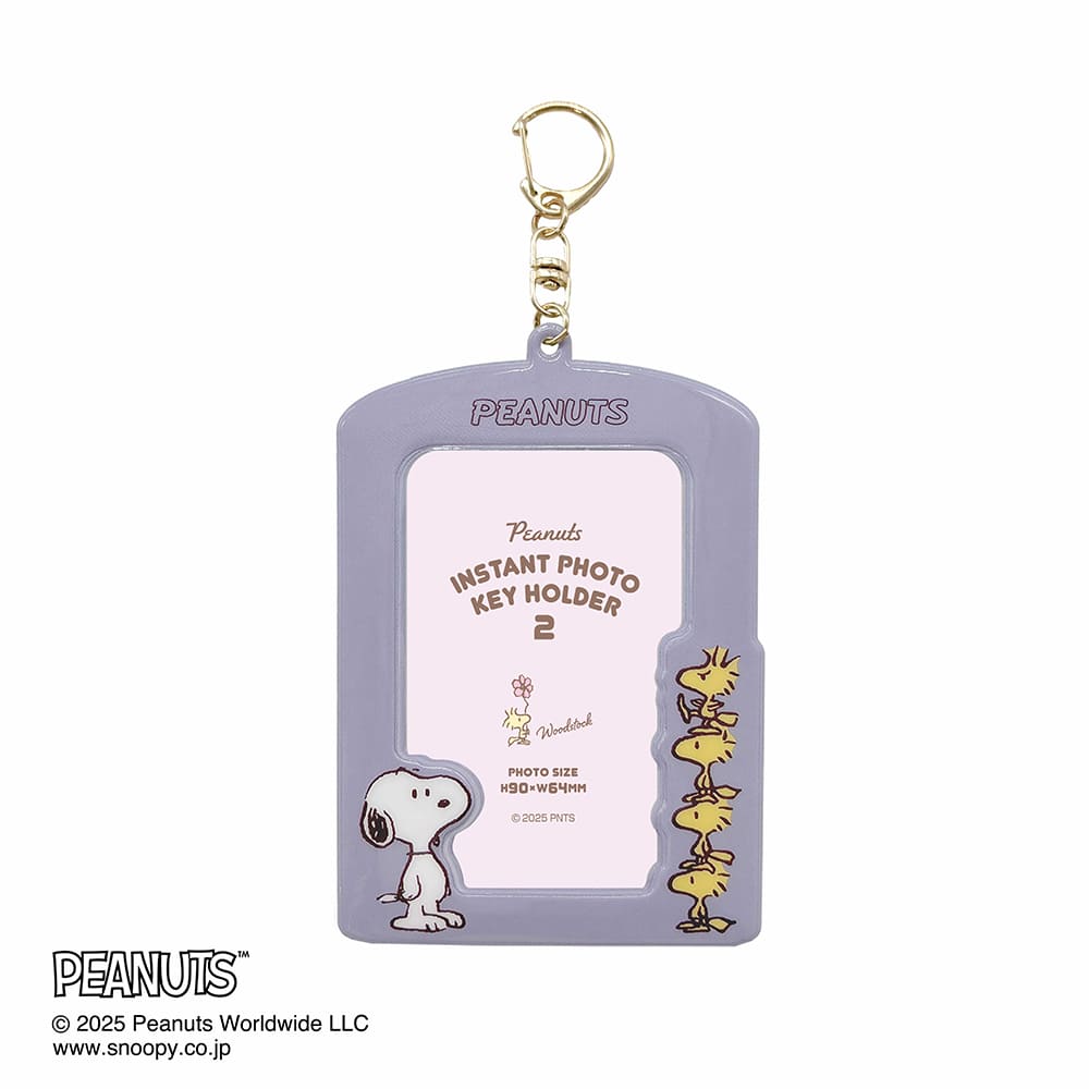 PEANUTS(ピーナッツ) インスタントフォトキーホルダー2（ウッド