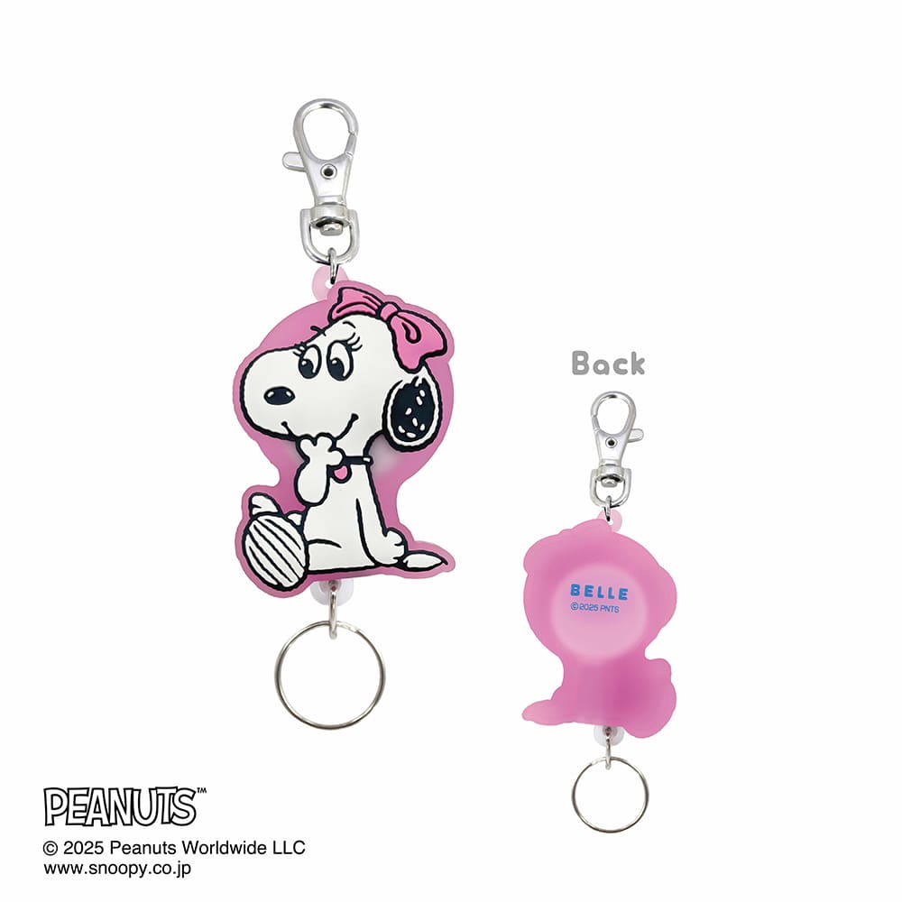 PEANUTS(ピーナッツ) ラバーリールキーホルダー(ベル)