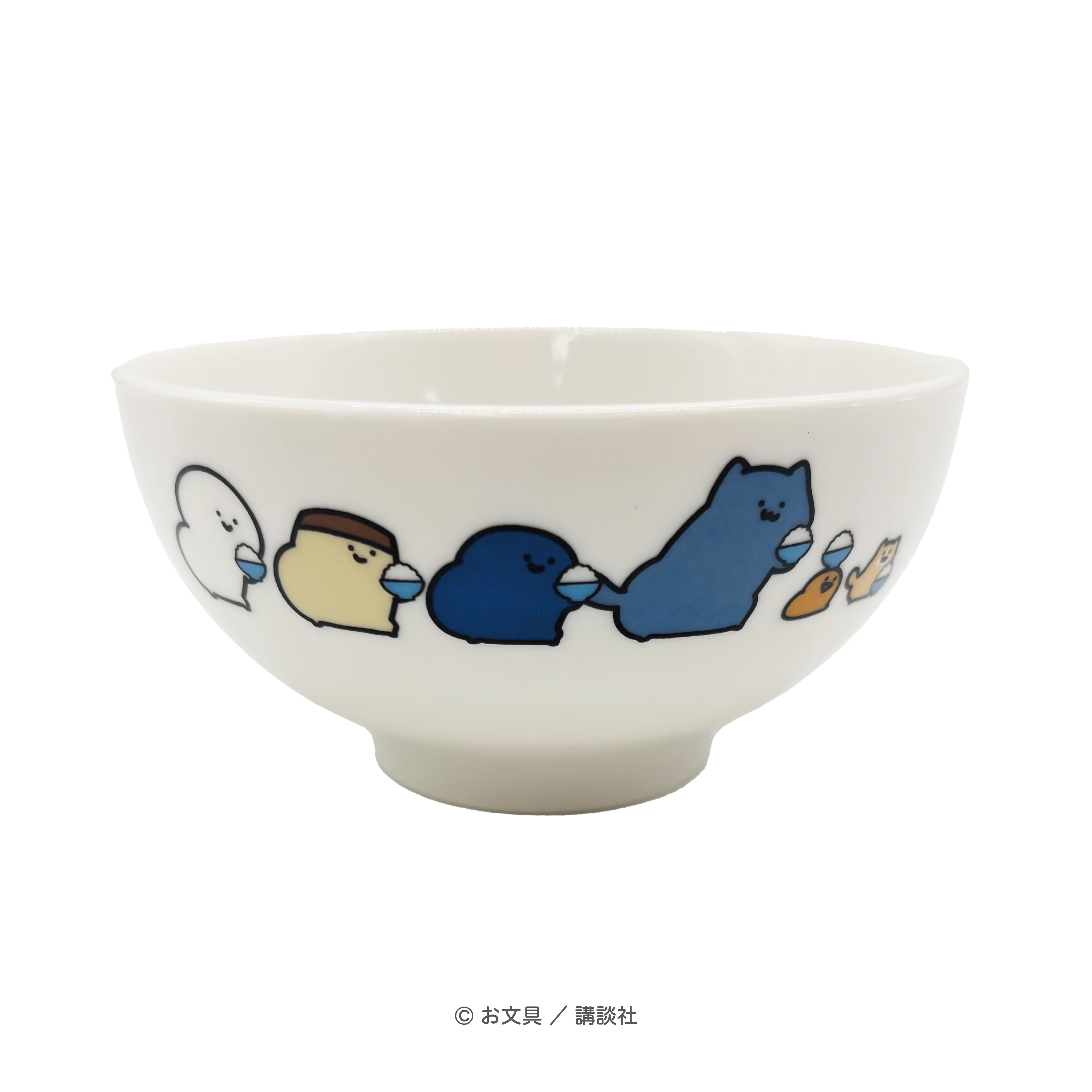 お文具といっしょ おちゃわん（集合） – きゃらマルシェ