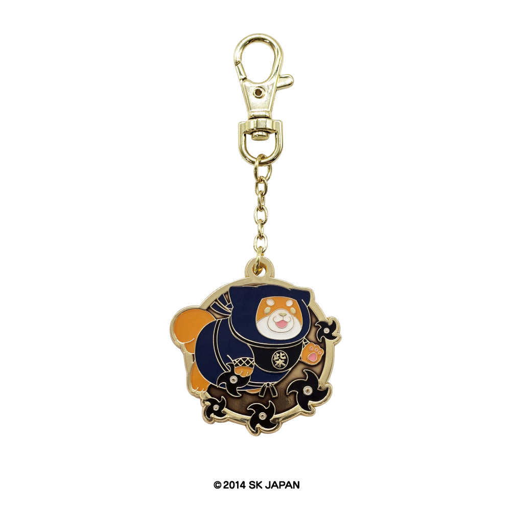 忠犬もちしば メタルチャームキーホルダー(忍者)