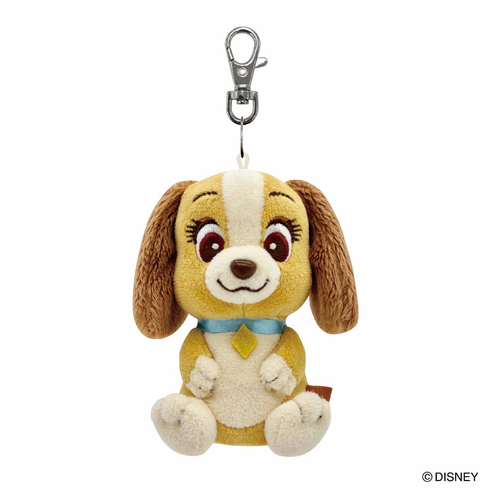 ディズニー ぬいぐるみリールキーカバー（わんわん物語・レディ