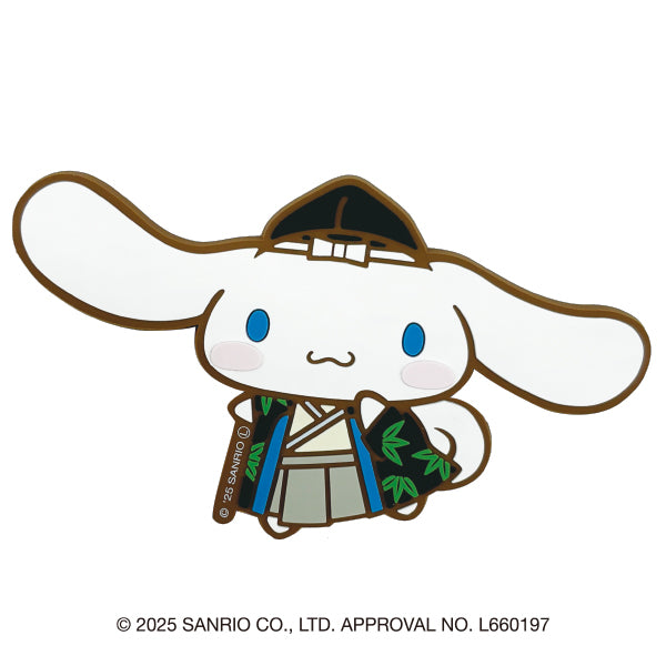 サンリオキャラクターズ ラバーマグネット(シナモロール・武将烏帽子)