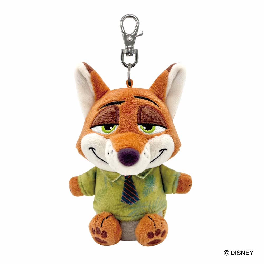 ディズニー ぬいぐるみリールキーカバー（ズートピア・ニック
