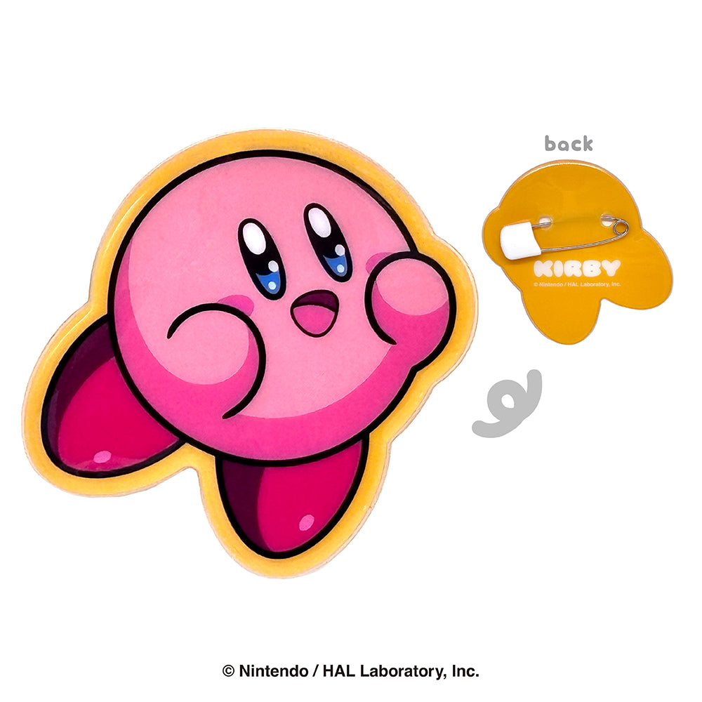 星のカービィ ぷくっとバッジ（カービィ（わくわく）） – きゃらマルシェ