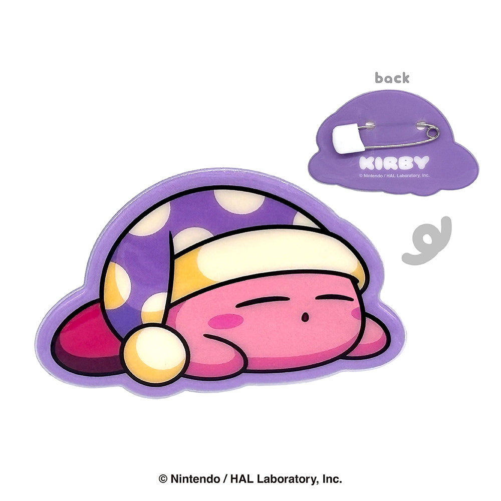 星のカービィ ぷくっとバッジ（スリープ） – きゃらマルシェ
