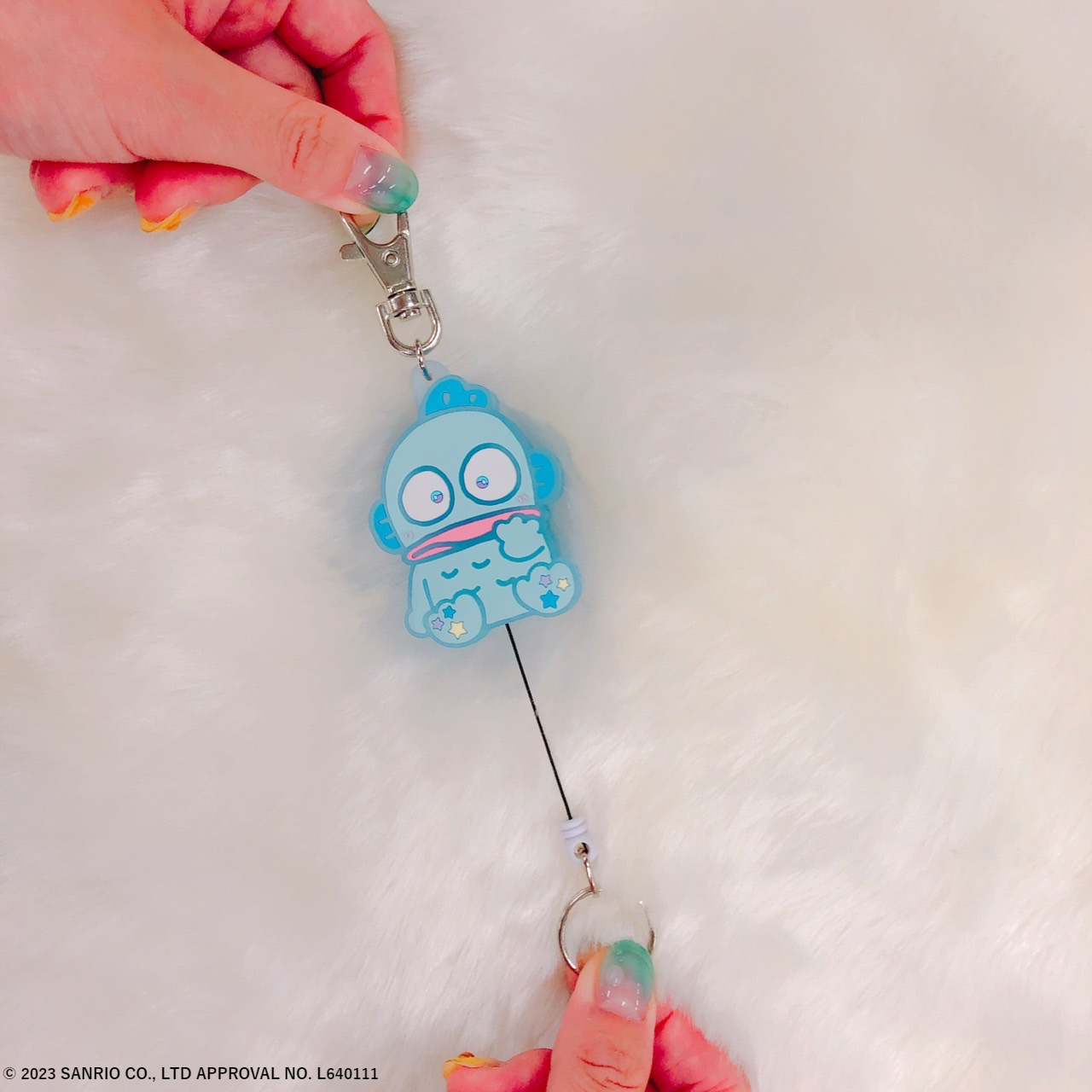 サンリオ ゆめふわラバーリールキーホルダー(マイメロディ)