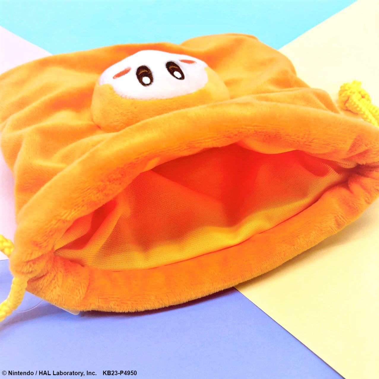 星のカービィ フェイスマスコット巾着(ワドルディ)