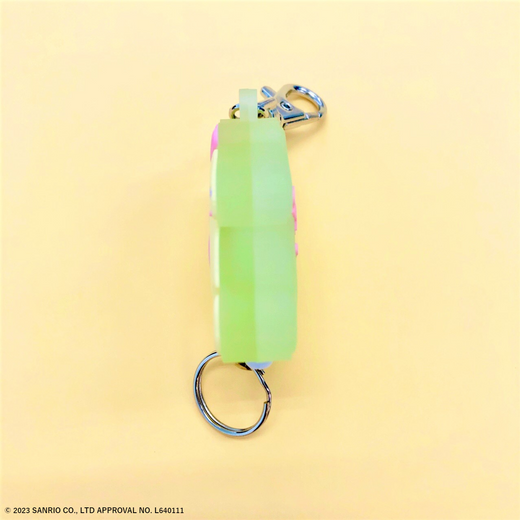 サンリオ ゆめふわラバーリールキーホルダー(ポムポムプリン)