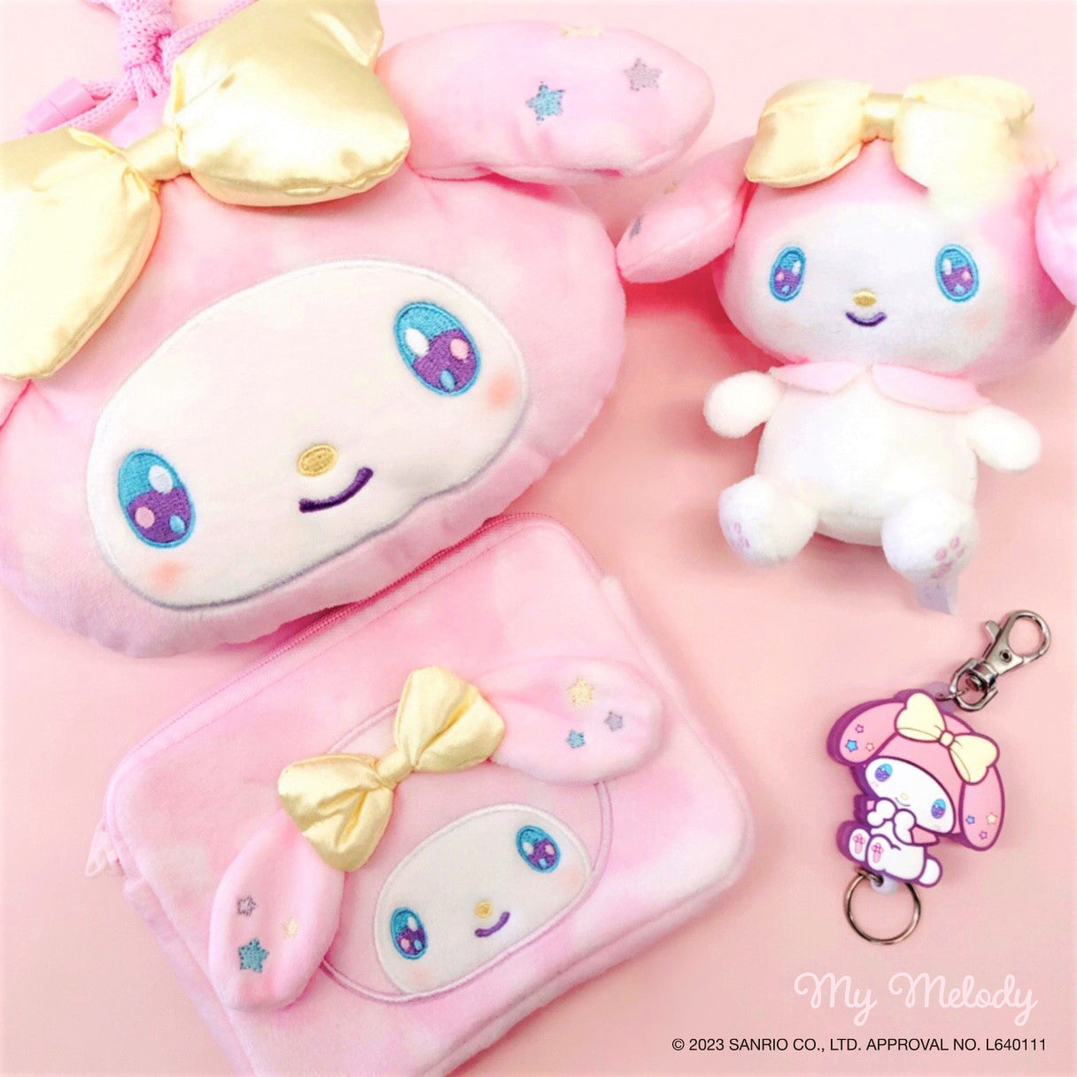 サンリオ ゆめふわラバーリールキーホルダー(マイメロディ)
