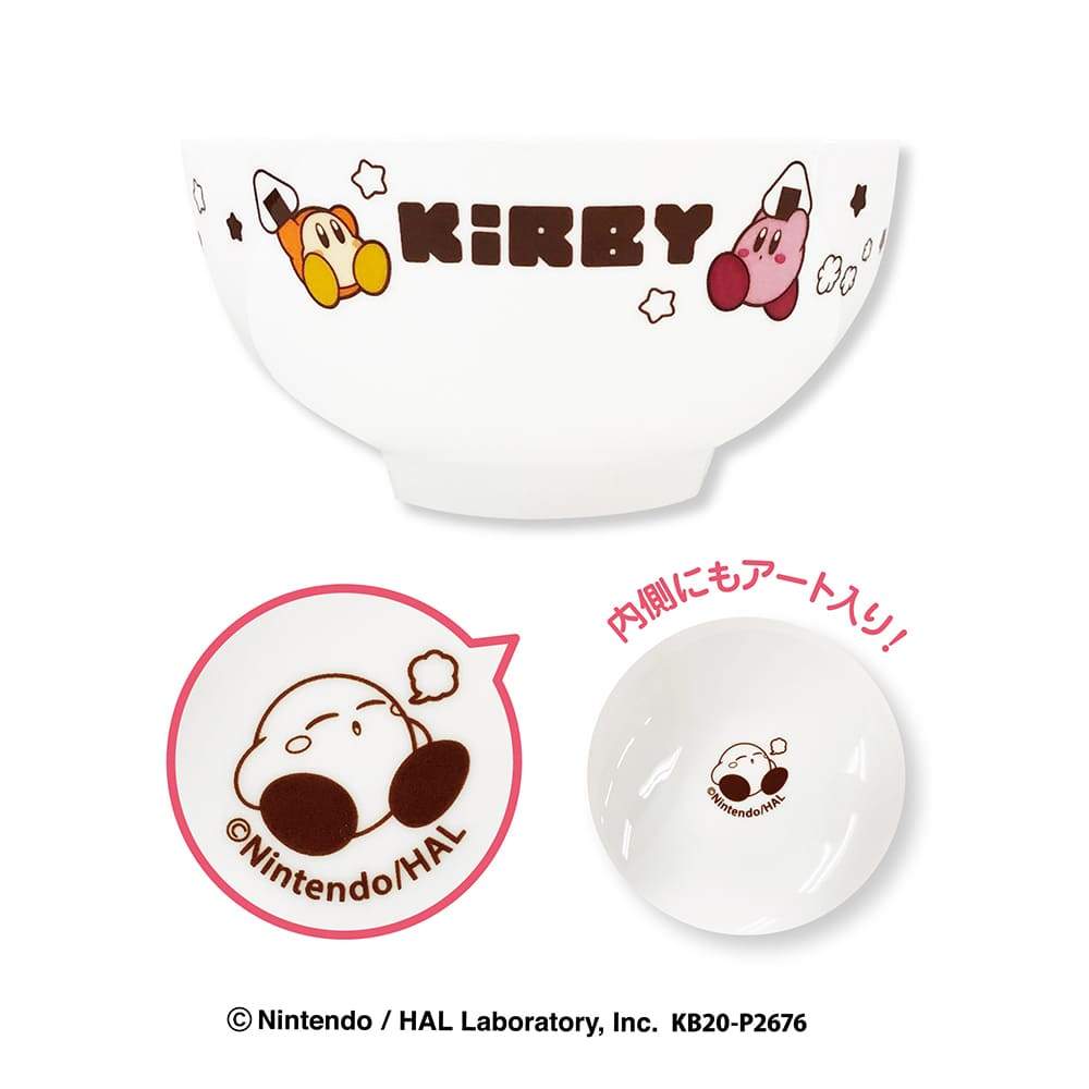 星のカービィ　お茶碗　おにぎりダッシュ　フェイス　6個セット 星のカービィ お茶碗（おにぎりダッシュ） – きゃらマルシェ