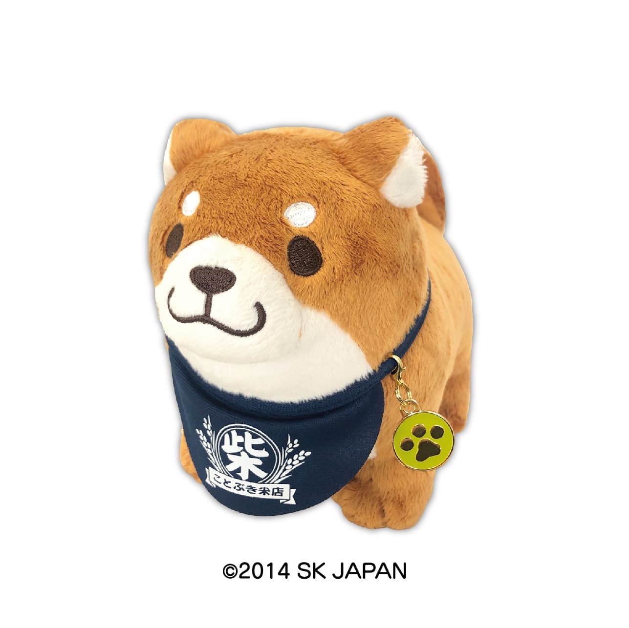 忠犬もちしば ぬいぐるみS(チャーム・おかか)