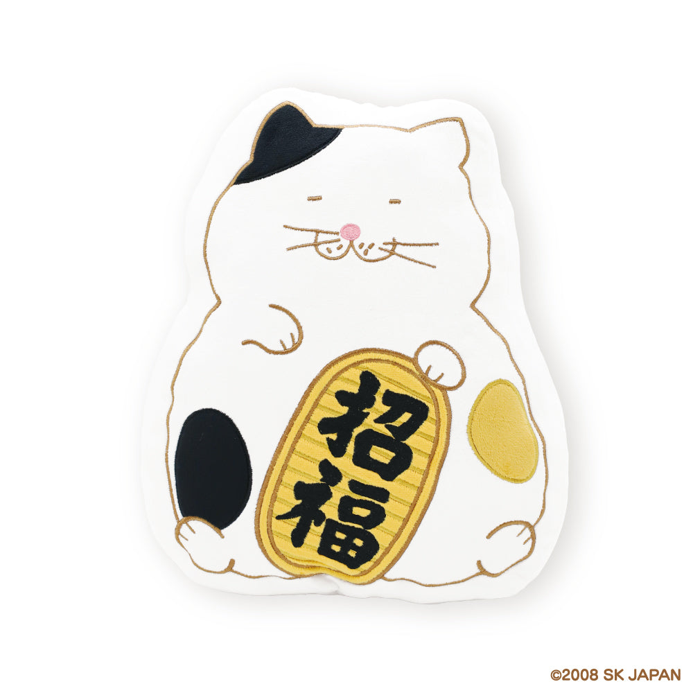 【8月発送】でぶねこ　ダイカットクッション