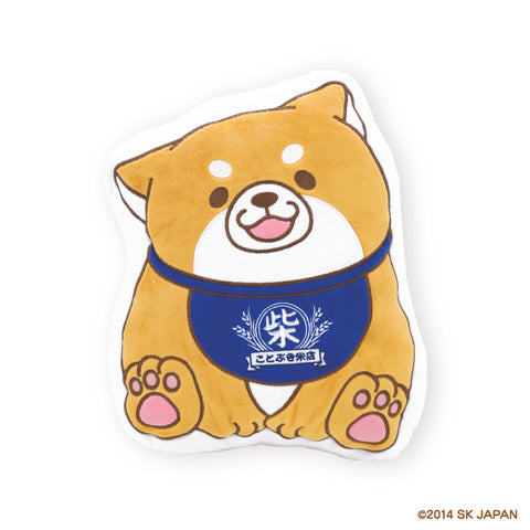 【8月発送】忠犬もちしば　ダイカットクッション