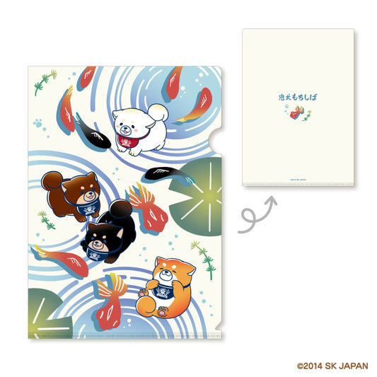 【8月発送】忠犬もちしば クリアファイル(金魚)