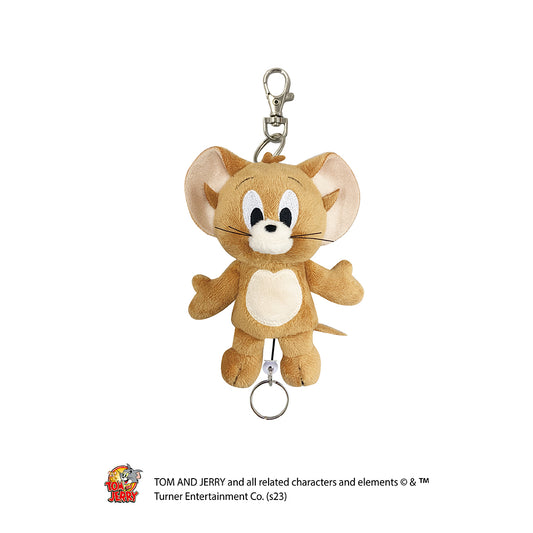 トムとジェリー ぬいぐるみリールキーカバー(ジェリー)