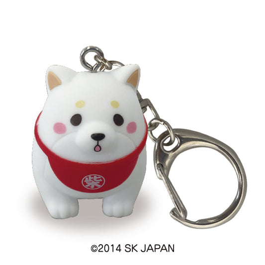 忠犬もちしば ソフビマスコットキーホルダー(うめ)