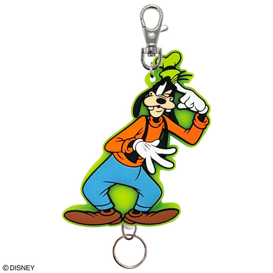 ディズニー ラバーリールキーホルダー(グーフィー)