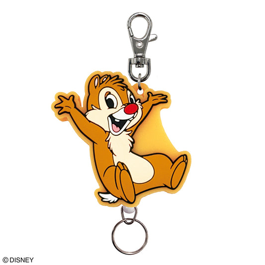ディズニー ラバーリールキーホルダー(デール)