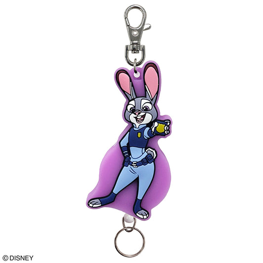 ディズニー ラバーリールキーホルダー(ジュディ・ホップス)